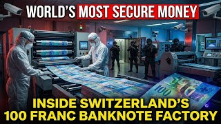 Inside Switzerland's $100 Banknote The World's Most Secure Money | How Swiss Money Is Made