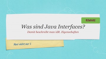 #10 Java Tutorial: Interfaces #neue Version