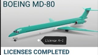 Airline commander McDonald Douglas MD-80 all license (License A-I) Walk through