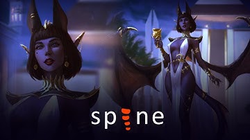 Dragon Lady Spine 2d Animation