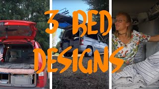 MINICAMPER | 3 Awesome Bed Designs!