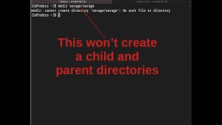 how to create a directory with it's parent  directory in linux with one command!!!