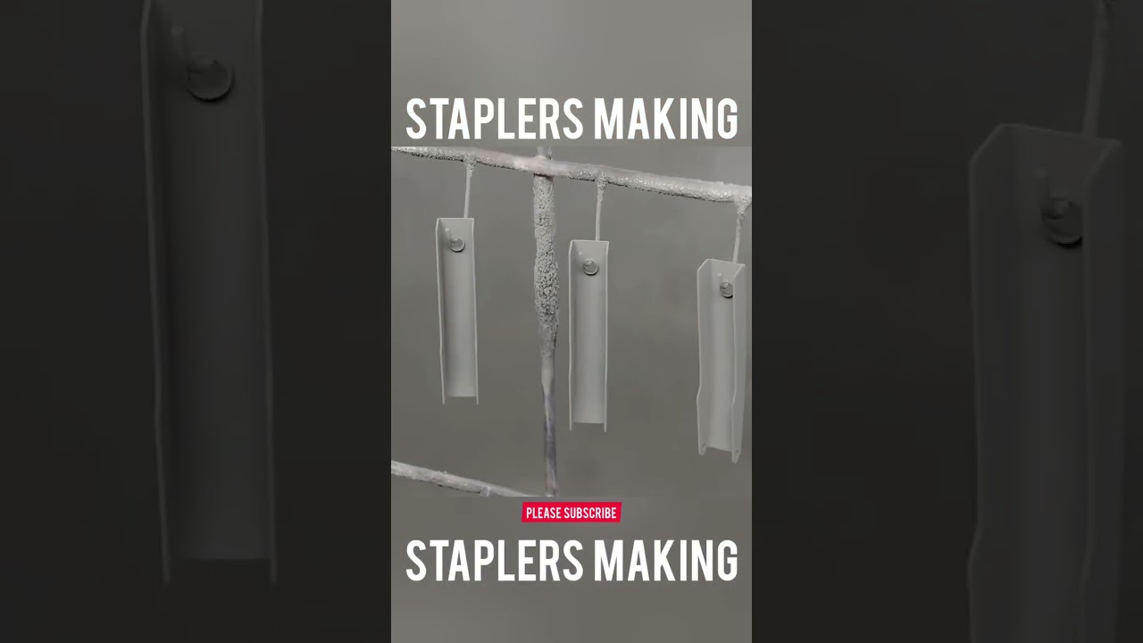 Stapler making process