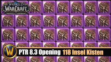 PTR 8.3 Opening: 118 Insel Kisten (Saurok) - 20k Seefahrerdublonen