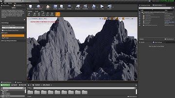 Unreal Landscape layers & spine tool - for flattening out areas for roads and paths