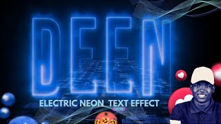 Kinemaster Tutorial : Electric Neon Text Effect