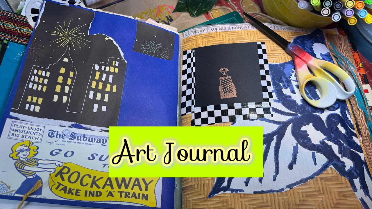 Арт-журнал — Иногда перемены к лучшему #junkjournal #collageart #gloebook #artjournal