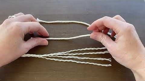 How to QUICKLY unravel macrame cord