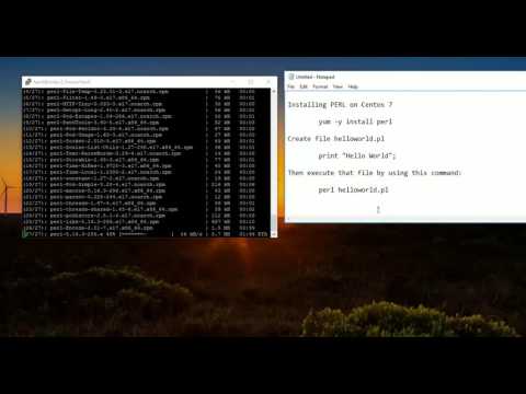 Comment installer perl sur CentOS 7