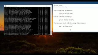 How to install perl on centos 7