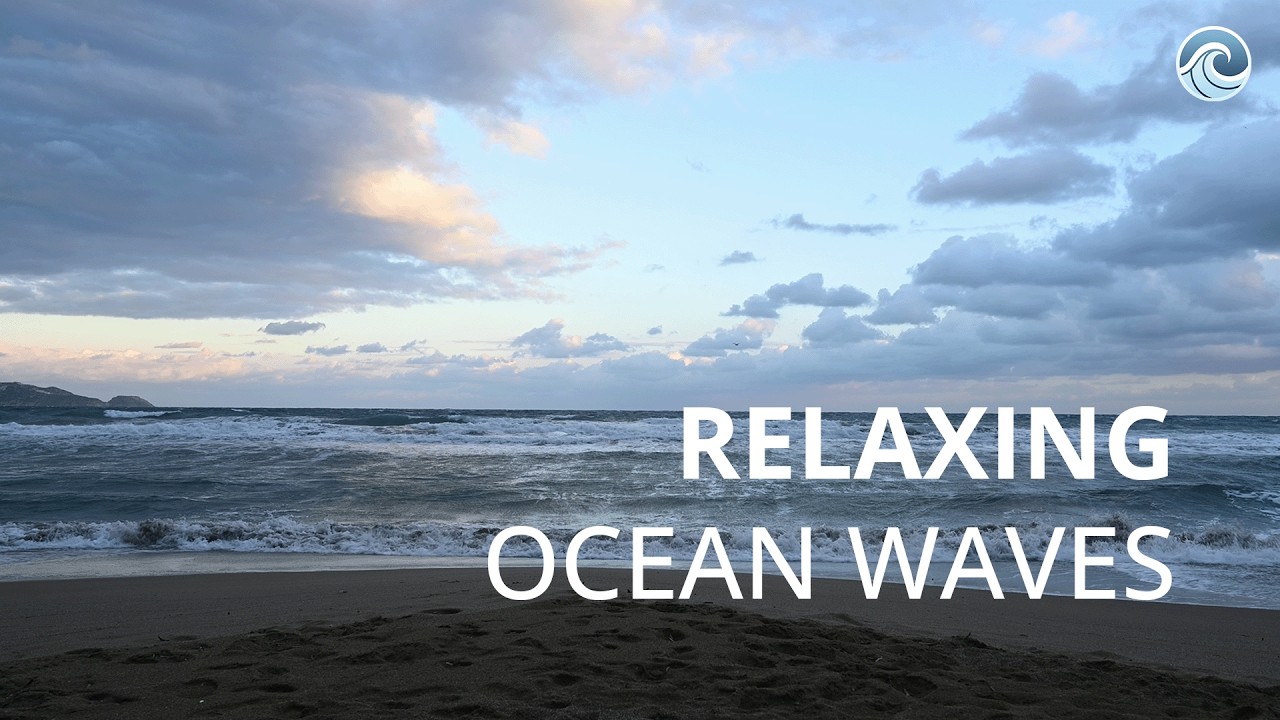 8 Hours Relaxing Ocean Waves 🌊 - Calming Beach Sounds for Sleep, Study & Focus