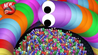SLITHER.IO 🐍 Epic Pro Snake & 499 Slither Snake Worms Best Fun Play Slitherio Online Mobile Gameplay screenshot 2