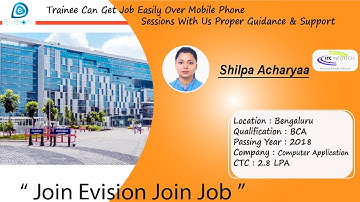 Congrats,Shilpa Acharyaa |Bengaluru|Salary 2.8 LPA |Got Selected in ITC Infotech as System Engineer