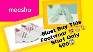 Meesho Short Footwear Haul || Start Only Rs₹400😱||#meesho#meeshohaul#worldofiffat Resimi