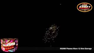 Pyro Magic Fireworks - 902086 Plasma Wave 12 Shot Barrage