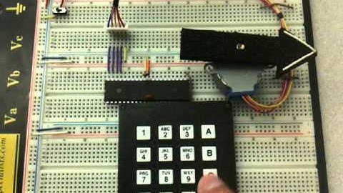 Rotating a Stepper Motor Clockwise/Counter-Clockwise, with Reset Button