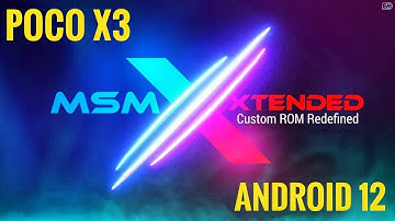 Xtended XS v9.0 First Blood Poco X3 Nfc Android 12 Full Review