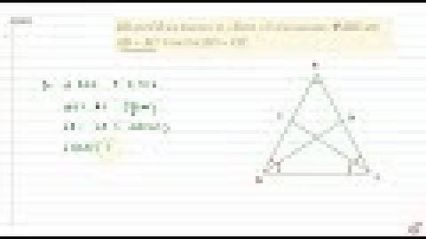 `B D` and `C E` are bisectors of `/_B` and `/_C` of an isosceles ` A B C` with `A B=A Cdot` Prov...
