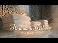 🌺 Stacked White Towels & Lattice Wall Hammam • 3-Hour Calming Spa Session 📋 حمام المناشف والشبك