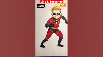 HOW TO DRAW DASH / THE INCREDIBLES - Timelapse sketches