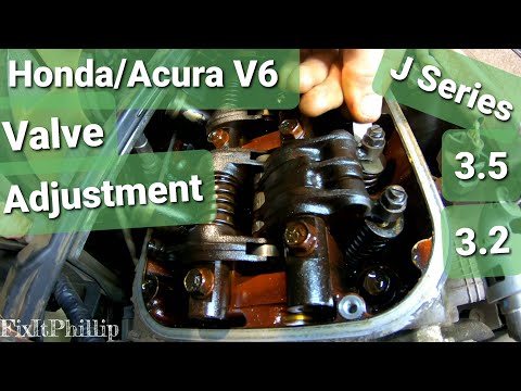 Acura Honda Valve Adjustment V6 J Series (Mdx Misfire)