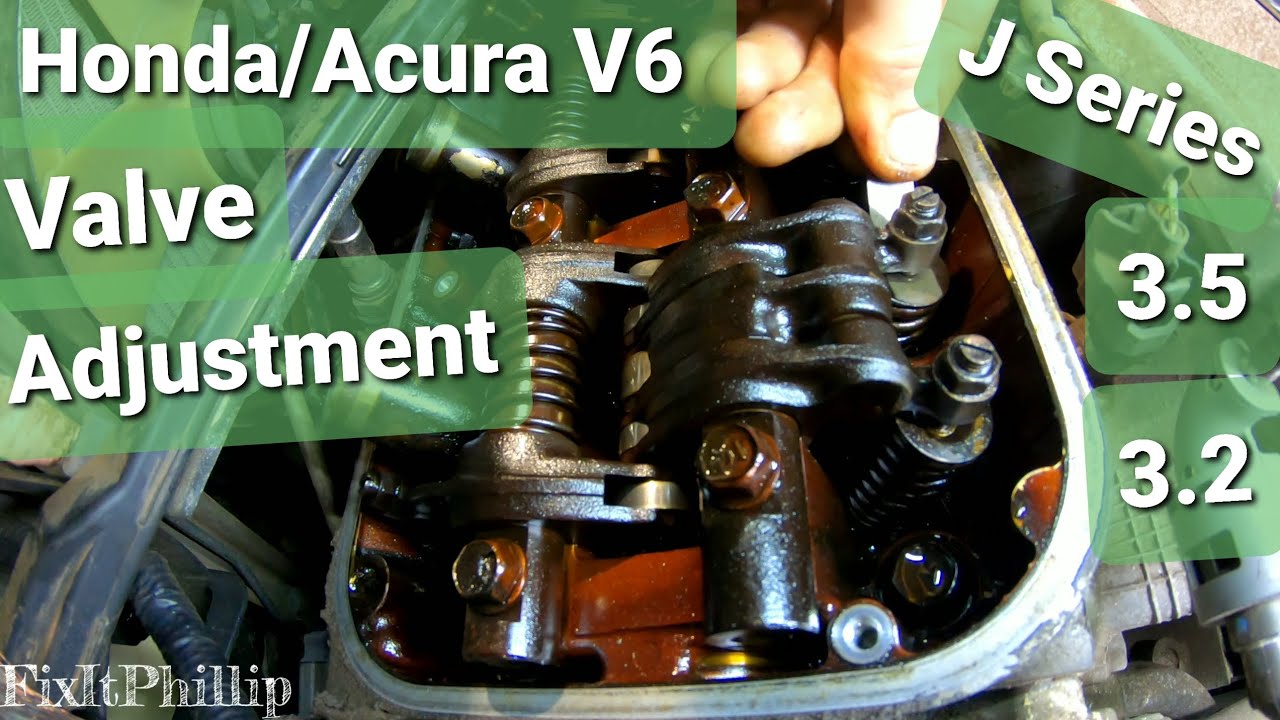 Acura Honda Valve Adjustment V6 J Series (Mdx Misfire) YouTube