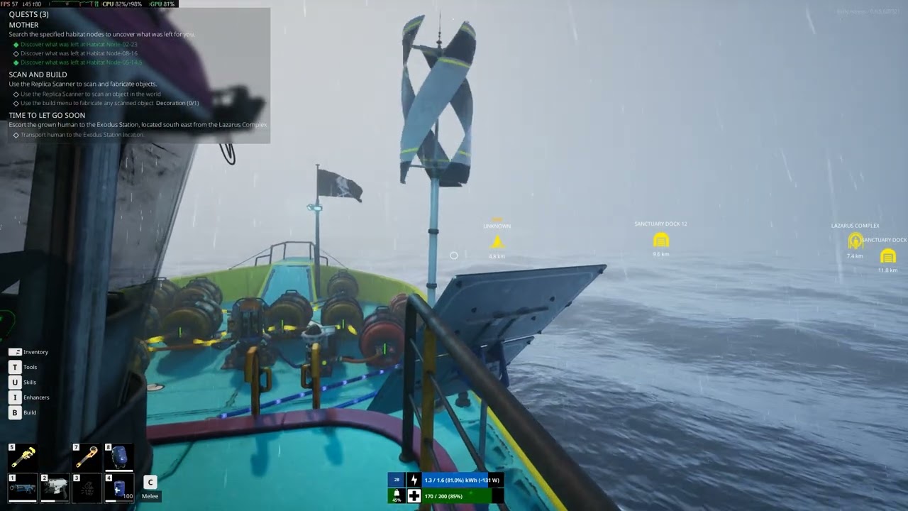 Just putzing around on The Last Caretaker, doing ADHD things.