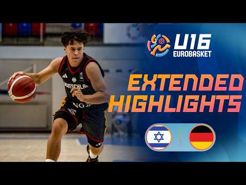 Round of 16: Israel 🇮🇱 vs Germany 🇩🇪 | Extended Highlights | FIBA U16 EuroBasket 2026