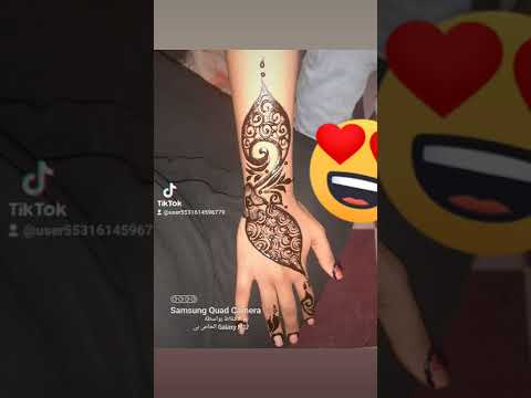 رسم حنة نوبى تابعونى فى قناتى وشوفوا الرسمه رسم سهل حنة سودانية Henna نوبى رسم بنات 