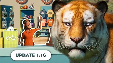 UPDATE 1.16 Overview & Souvenir Shop Tutorial | Planet Zoo