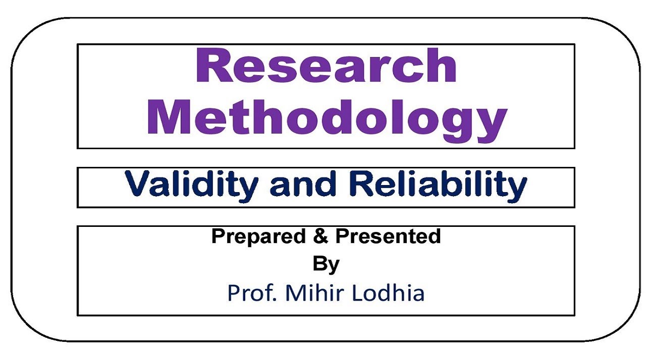 validity and reliability definition sociology