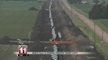 Senate Fails to Override Veto on Keystone XL Oil Pipeline Bill