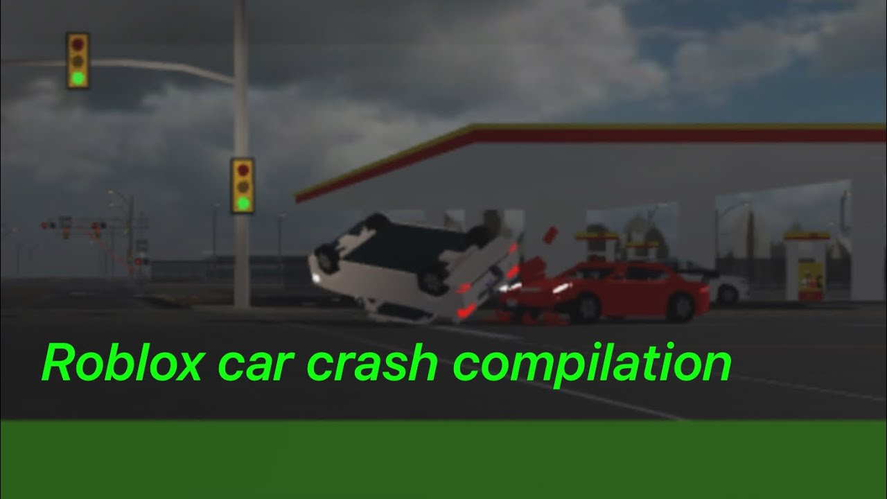 Roblox car crash compilation (Car crash studio)