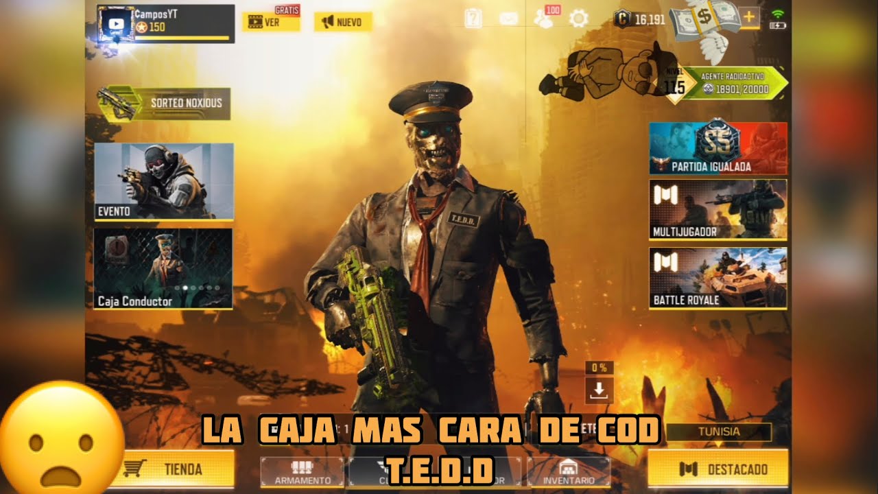 El mejor robo de cod 😰 comprando a T.E.D.D 🧟‍♂️ en COD MOBILE YouTube