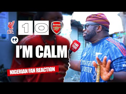 LIVERPOOL 1 0 ARSENAL Kelechi NIGERIAN FAN REACTION Premier League 2025 2026
