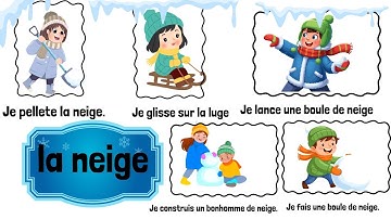 Apprends le Lexique de la Neige en Français.