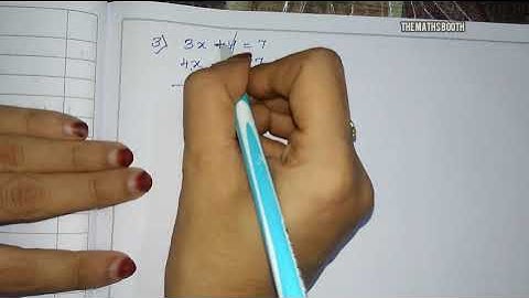 SSLC#### MATHS### pair of linear equations####elimination method### passing package