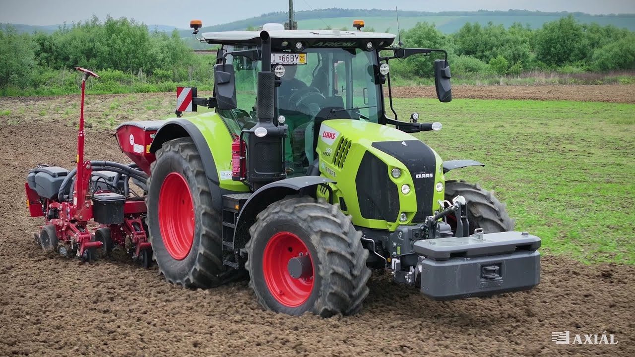 CLAAS Arion 550 & HORSCH Maestro 6 AX [Kukorica vetés]