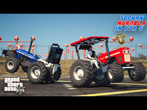 Tochan Mukabla in GTA 5 | Swaraj 855 Dinosaur | Happy Goldsmith