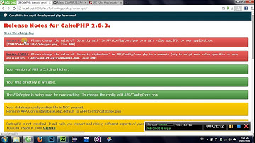 [CakePHP] Install and config