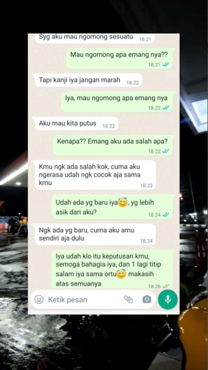 chat wa, di putusin pacar 😭#viralshorts #videoshortsviral #shortslucu #chatwabaper