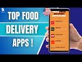 Best Food Delivery Apps in the US Ranked for 2025 | Order from Best !