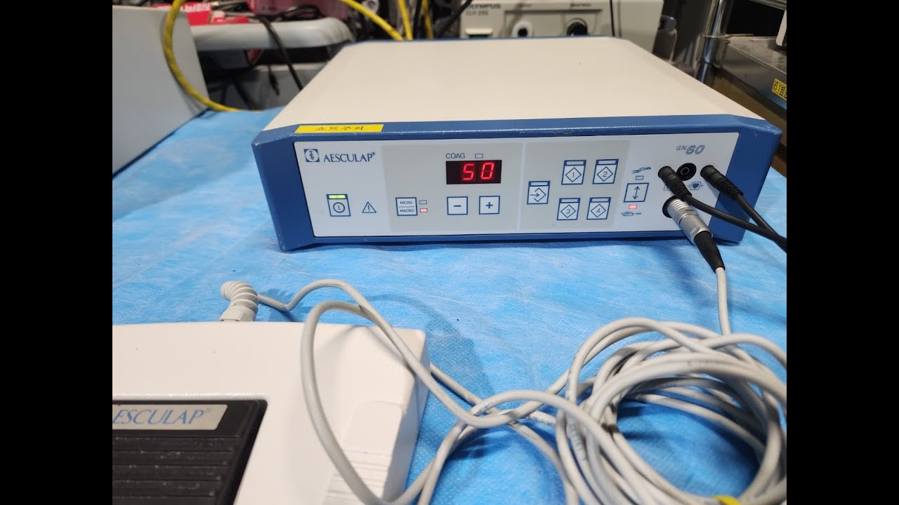 Aesculap Gn60 Bipolar Coagulator - YouTube