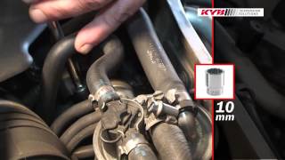 Audi A4, Audi A6, VW Passat - FRONT - Передние амортизаторы KYB установка Audi A4, Audi A6, VW Passat - FRONT - Передние амортизаторы KYB установка