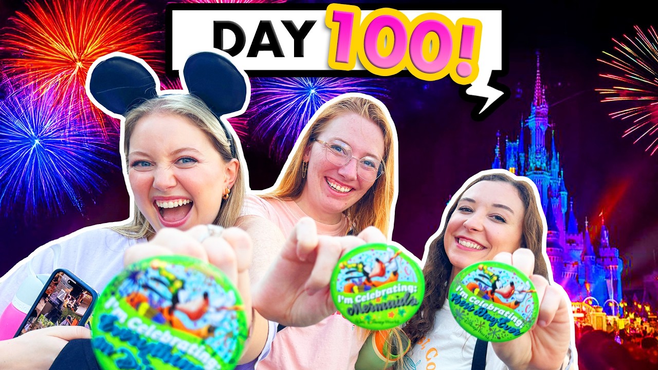 IT'S OVER - Everything in Disney World in 100 Days - YouTube