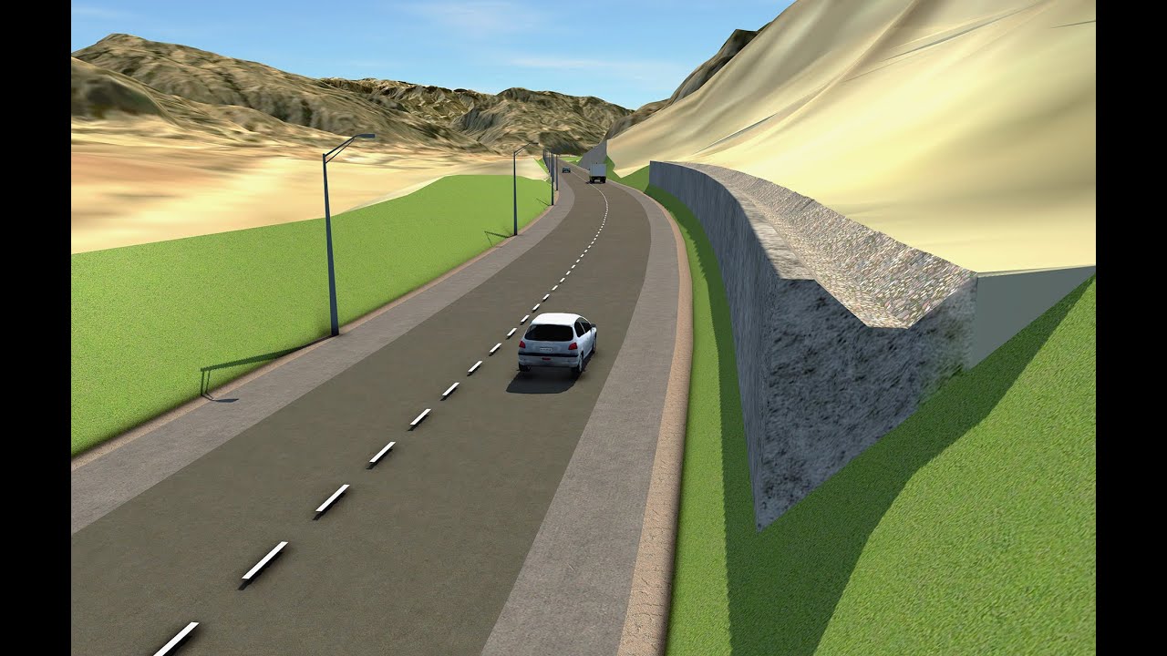 Infraworks Learning (2020) - Retaining Wall & Grading design (Thiết kế tường chắn và mái taluy)