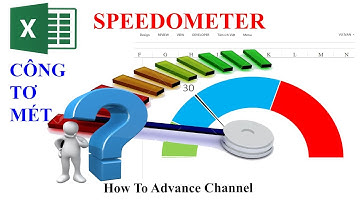 Cách Tạo Công Tơ Mét Trong Excel - Biểu Đồ Tốc Độ - Speed Chart