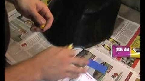 Vader Helmet repair tutorial. Part 2 Bodyfiller