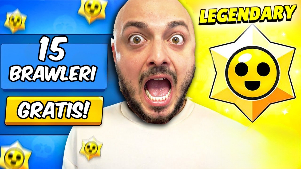 CE PICA DIN 15 LEGENDARY STAR DROP GRATUITE *MULTI BRAWLERI!