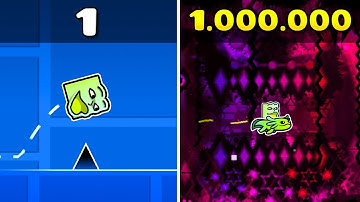 1 vs 1.000.000 Objects Level in Geometry Dash!